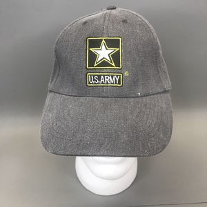 U.S. Army Gray Adjustable Hat goarmy.com Embroidered